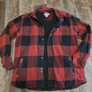 Mens Carhartt Large Buffalo Plaid Heavyweight Flannel